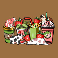 Cow And Strawberry Coffee Cups Vintage Tee | Teevron