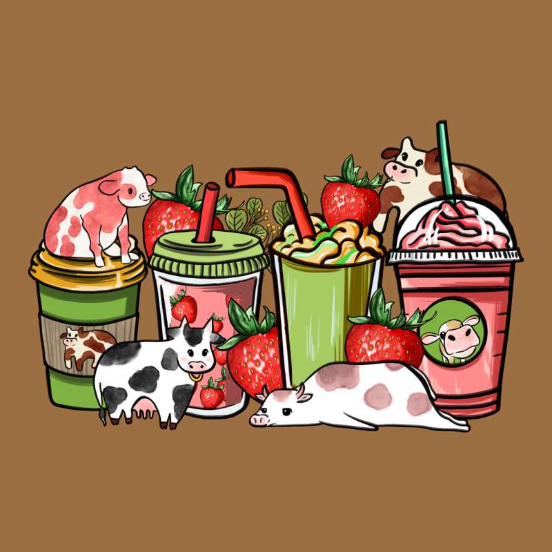 Cow And Strawberry Coffee Cups Vintage Tee by HowdyJamesFarm | Teevron