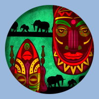 African Masks Round Earrings 3 Premium Hoodie | Teevron