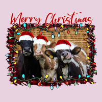 Merry Christmas Cows Ladies Tee | Teevron