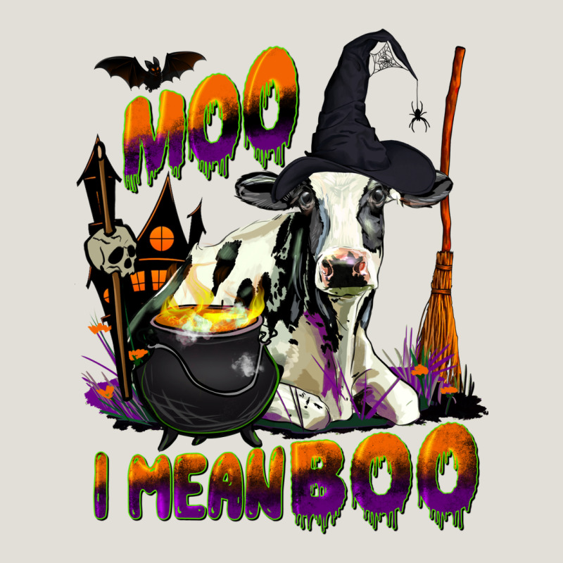 Moo I Mean Boo Holstein Cow Heavy Core Tee by LillyAllenDesigns | Teevron