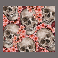 Skulls And Flowers Urban Heavy Tee | Teevron