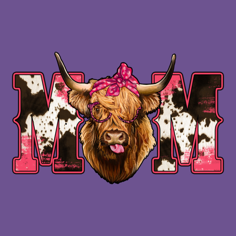 Western Highland Cow Mom Vintage Tee by HowdyJamesFarm | Teevron
