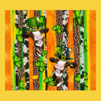 St Patricks Cow And Shamrock With Cowhide Premium Sweatshirt | Teevron