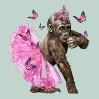 Baby Gorilla With Tutu Zipper Hoodie | Teevron