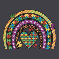 Autism Awareness Heart Leopard Rainbow Heavyweight Hoodie | Teevron