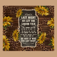 We Let The Liquor Talk With Sunflowers Vintage Tee | Teevron