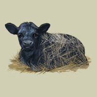 Black Angus Calf Illustrations Heavy Core Tee | Teevron