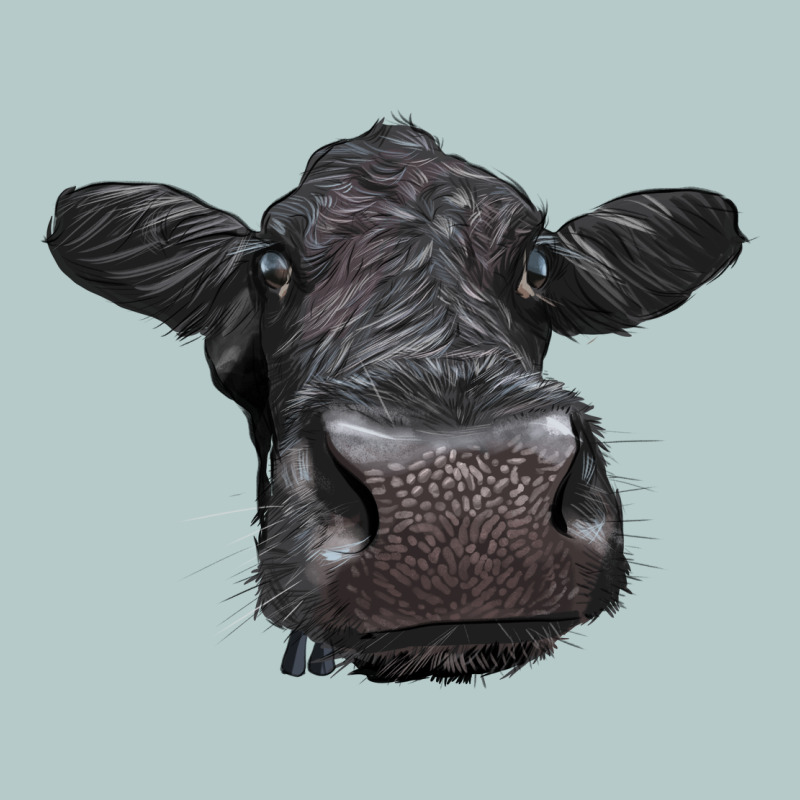 Black Angus Heifer Heavy Core Tee by LillyAllenDesigns | Teevron