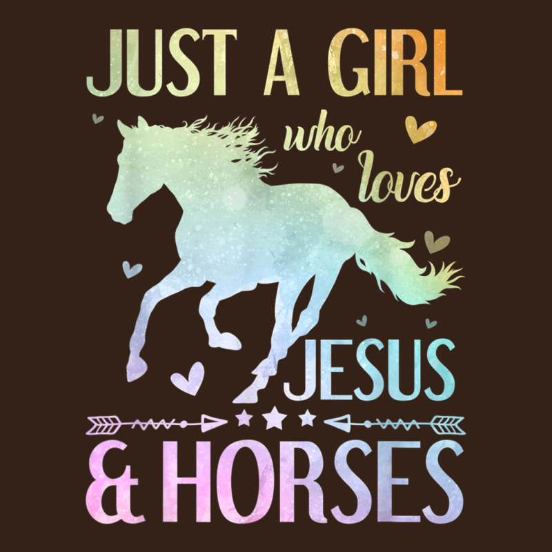 Jesus And Horses, Horse Gifts For Girls, Women Heavy Core Tee by minhPixels | Teevron
