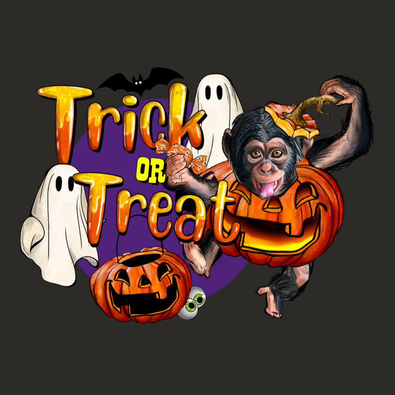 Trick Or Treat Chimpanzee Heavy Core Tee by LillyAllenDesigns | Teevron
