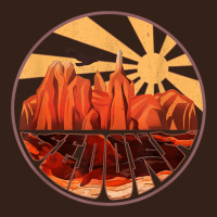 Retro Vintage Sedona Arizona Hiking Sunset Dawn Gift Heavy Core Tee | Teevron