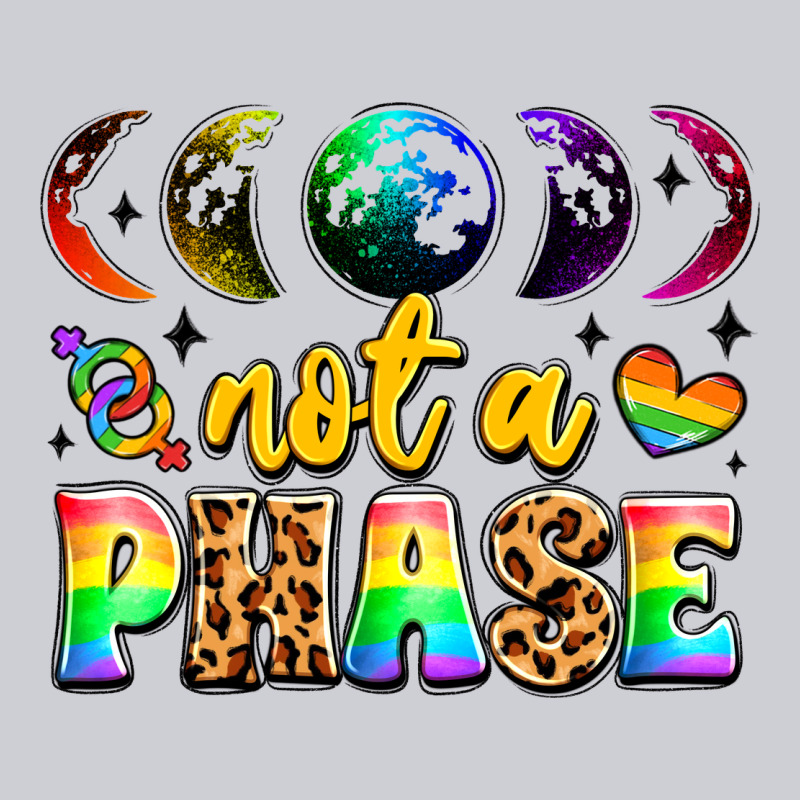 Not A Phase Pride Moon Heavyweight Sweatshirt by LillyAllenDesigns | Teevron