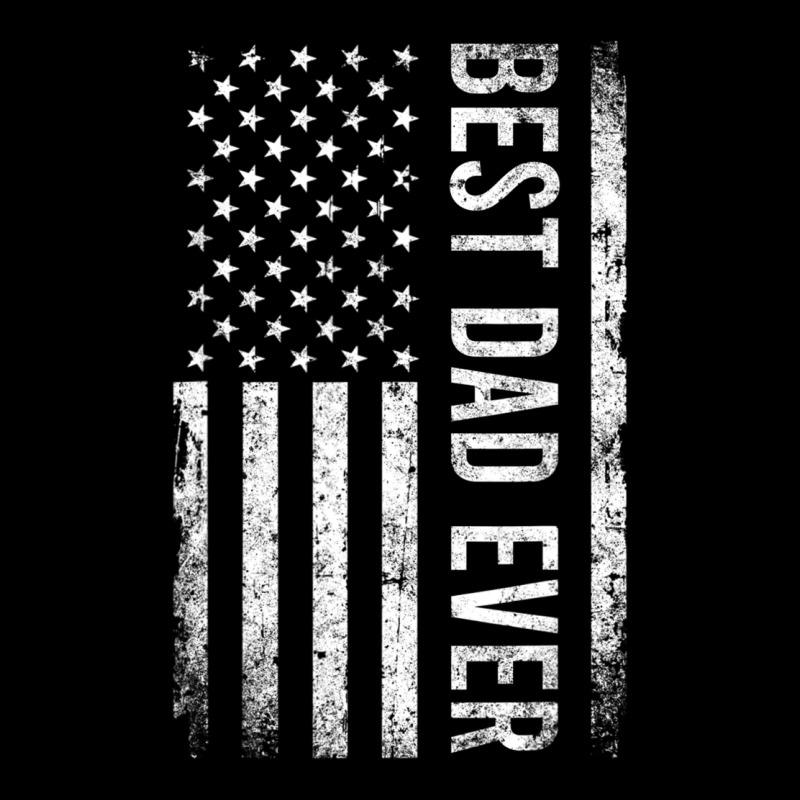 Father's Day Best Dad Ever American Flag Premium Tee by minhPixels | Teevron