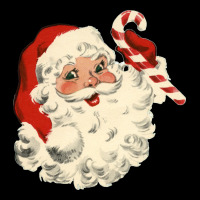Santa Vintage Face Long Sleeve Tee | Teevron