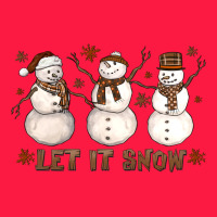Let It Snow Snowmen Zipper Hoodie | Teevron