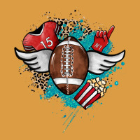 Football Ball Leopard Glitter Urban Heavy Tee | Teevron