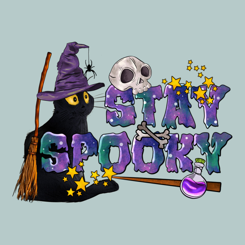 Stay Spooky With Black Cat Heavy Core Tee by LillyAllenDesigns | Teevron