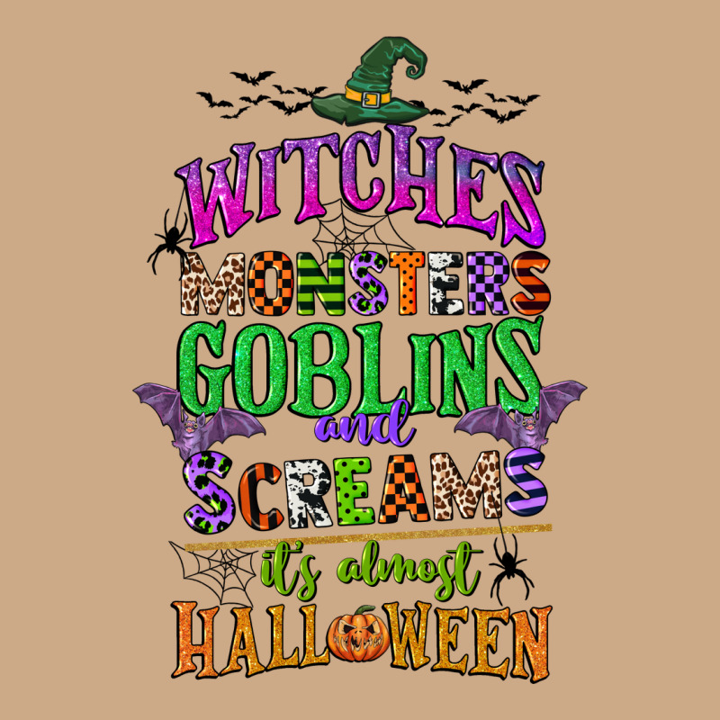 Witches Monsters Goblins And Screams Its Almost Halloween Vintage Hoodie by CowGirlArtShop | Teevron