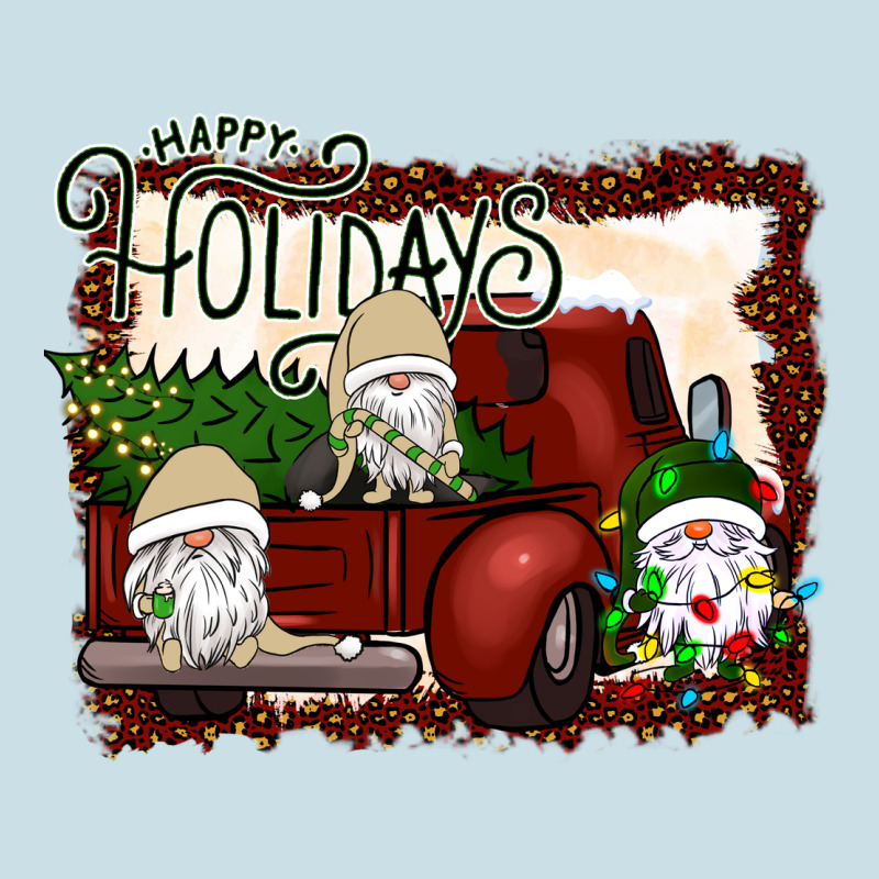 Happy Holidays Gnomes Christmas Truck Ladies Tee by Bettercallsaul | Teevron