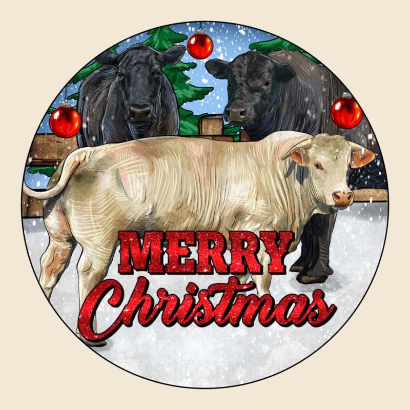 Merry Christmas Charolais Bull Premium Tee by RanaPortraitStore | Teevron