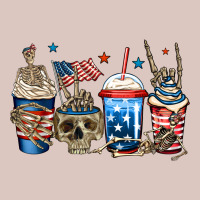 4th Of July Skeleton Coffee Cups Premium Hoodie | Teevron