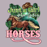 Just A Girl Who Loves Horses Vintage Tee | Teevron