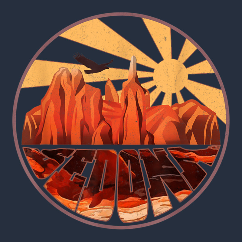 Retro Vintage Sedona Arizona Hiking Sunset Dawn Gift Zipper Hoodie by minhPixels | Teevron