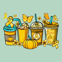 Childhood Cancer Coffee Cups Yellow Ribbon Classic Tee | Teevron