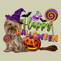 Happy Halloween With Yorkshire Terrier Dog Heavy Core Tee | Teevron