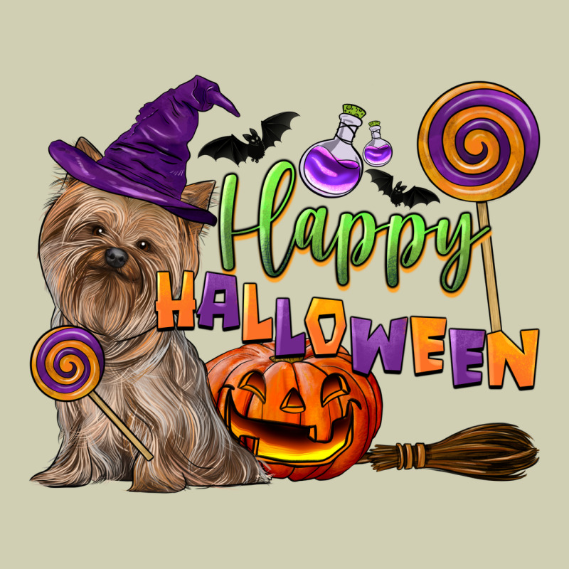 Happy Halloween With Yorkshire Terrier Dog Heavy Core Tee by LillyAllenDesigns | Teevron