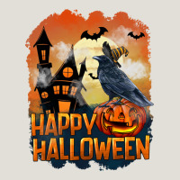 Happy Halloween With Crow Heavy Core Tee | Teevron