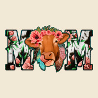 Cowhide Floral Feather Cow Mom Premium Tee | Teevron