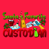 Santa's Favorite Custodian Zipper Hoodie | Teevron