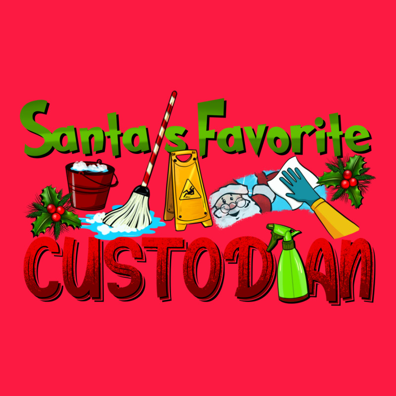 Santa's Favorite Custodian Zipper Hoodie by LillyAllenDesigns | Teevron