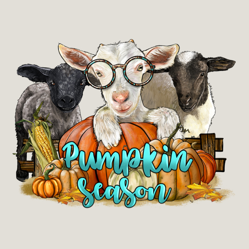 Pumpkin Season With Baby Sheeps And Goat Heavy Core Tee by LillyAllenDesigns | Teevron