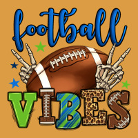 Football Vibes Green And Blue Urban Heavy Tee | Teevron