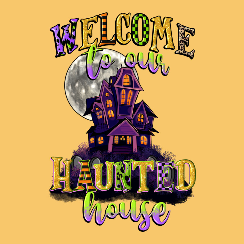 Welcome To Our Haunted House Vintage Hoodie by CowGirlArtShop | Teevron