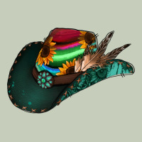 Aztec Sunflower Cowboy Hat Long Sleeve Tee | Teevron