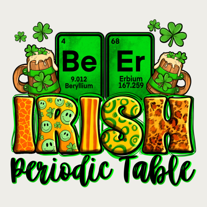 Beer Irish Periodic Table St. Patrick's Zipper Hoodie by LillyAllenDesigns | Teevron