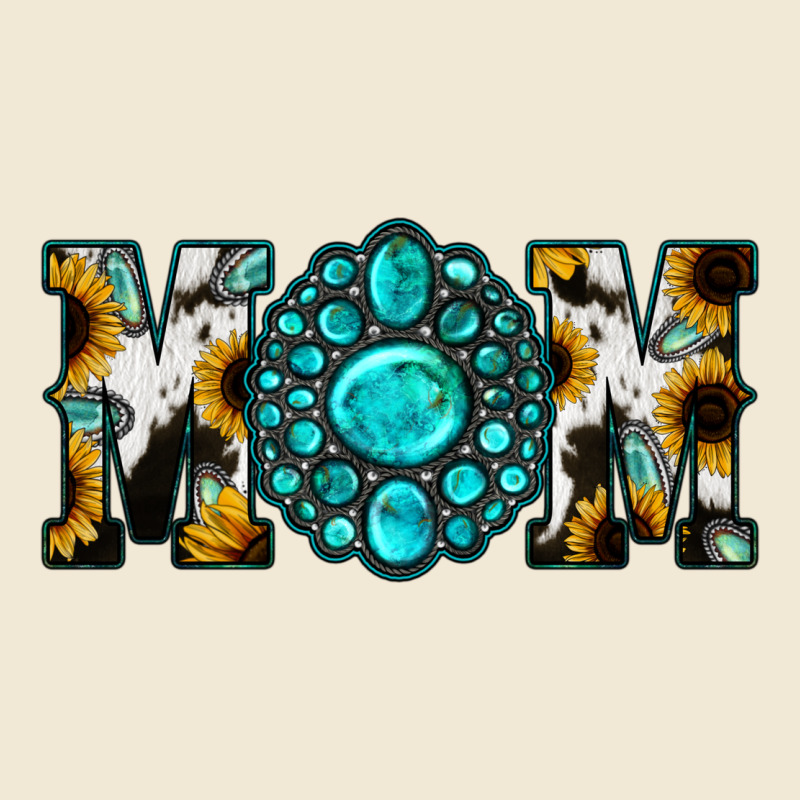 Sunflower Turquoise Gemstone Cowhide Mom Premium Tee by Bettercallsaul | Teevron