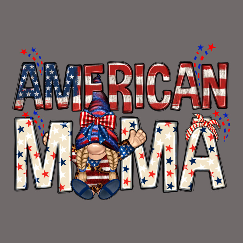 American Mama With Gnome Mother's Day Urban Heavy Tee by HowdyJamesFarm | Teevron