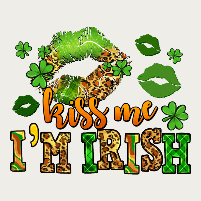 Kiss Me Im Irish St Patricks Lip Stain Zipper Hoodie by LillyAllenDesigns | Teevron