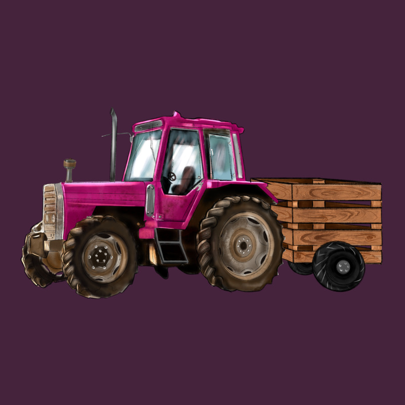 Pink Farm Tractor Premium Tee by RanaPortraitStore | Teevron
