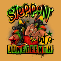 Steppin' Into Juneteenth Black Girl Sneakers Premium Hoodie | Teevron