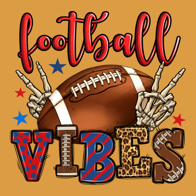 Football Vibes Red And Blue Urban Heavy Tee by HowdyJamesFarm | Teevron