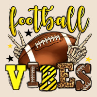 Football Vibes Yellow And Black Team Color Urban Heavy Tee | Teevron