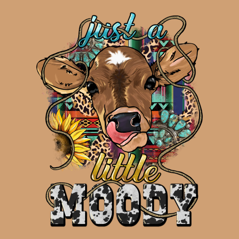 Just A Little Moody Baby Cow Vintage Tee by HowdyJamesFarm | Teevron