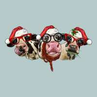 Christmas Holstein Cows Heavy Core Tee | Teevron