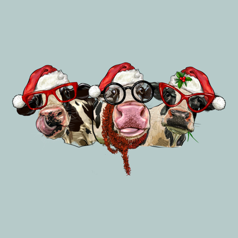 Christmas Holstein Cows Heavy Core Tee by LillyAllenDesigns | Teevron